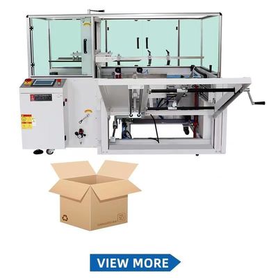 Papierverpakking Volledig automatische kartonnen doos Erector flappen vouwrobot Palletizer PLC