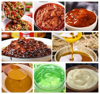 Geschikt voor viskeuze voedingsmiddelen Flesvuller Vloeistoffen Water Dosering Chili Paste Filling Machine Mixer Filler
