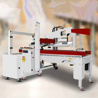 Semi-automatische bandverzegelingsmachine voor het sluiten van kartonnen dozen voor dozen van 150-500 mm