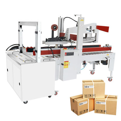 Carton Casing Sealing Strapping Packing Machine Apply Carton Hoogte 150-500mm 106 KG