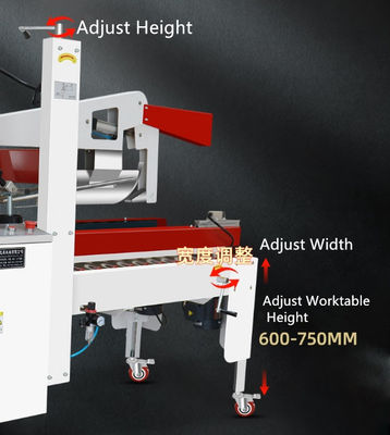 Carton Casing Sealing Strapping Packing Machine Apply Carton Hoogte 150-500mm 106 KG