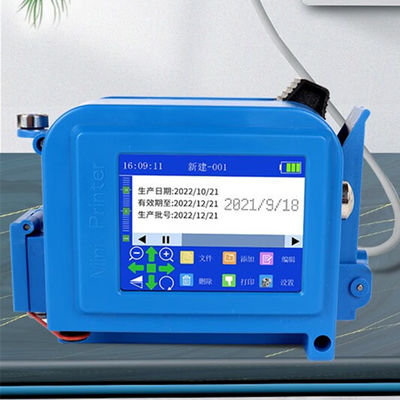 Draagbare mini-handheld inkjetprinter voor het afdrukken van grafische etiketten