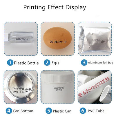 Draagbare mini-handheld inkjetprinter voor het afdrukken van grafische etiketten