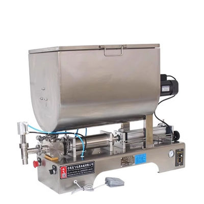 1100*480*800 mm horizontale pneumatische vulmachine voor 304 roestvrijstalen saus