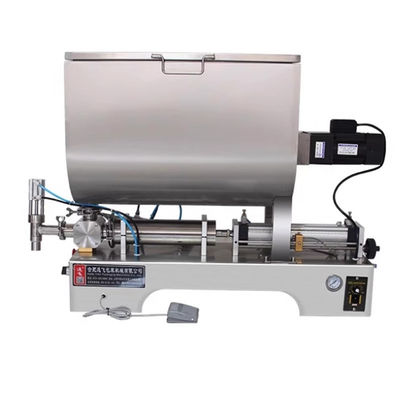 1100*480*800 mm horizontale pneumatische vulmachine voor 304 roestvrijstalen saus