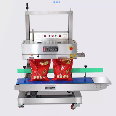 Vervoerbelasting 20 kg continue automatische verticale bandverzegeling voor opstaande zakzakken