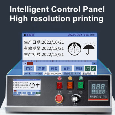 Chemische PM-1800 Automatische continue band Plastic Bag Ink Coding Sealing Machine Met Vervaldatum Printer