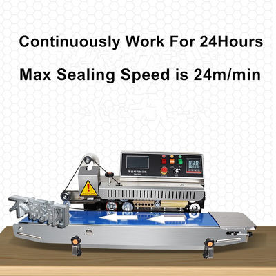 Chemische PM-1800 Automatische continue band Plastic Bag Ink Coding Sealing Machine Met Vervaldatum Printer