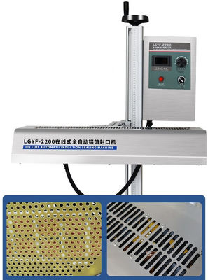 YF-2200 Automatische doorlopende inductie aluminiumfolie deksel afdichting machine voor verpakking