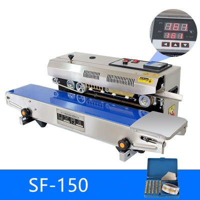 Commerciële horizontale plastic filmzakken Warmteverzegelingsmachine met verzegelingsbreedte 5-14 mm