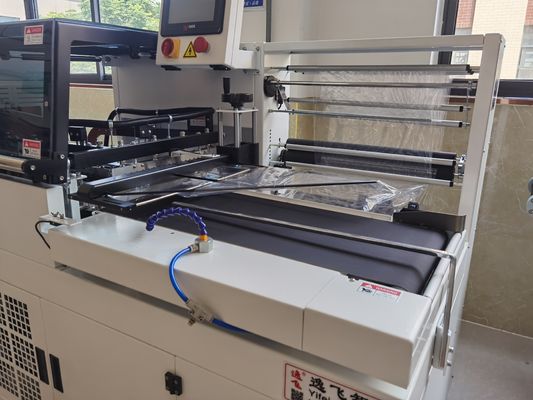 300 kg semi-automatische plastic film L bar afdichting en snijmachine voor energiewinning