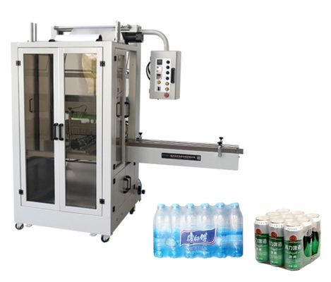 Gemakkelijke semi-automatische plastic fles kan PE film krimpen verpakkingsmachine