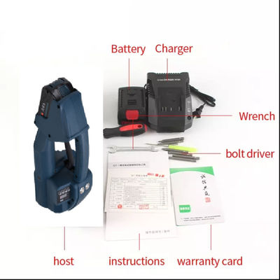 Spanningskracht 400-3200N Een-toets Handheld Electric Battery Strapping Machine Duurzaam