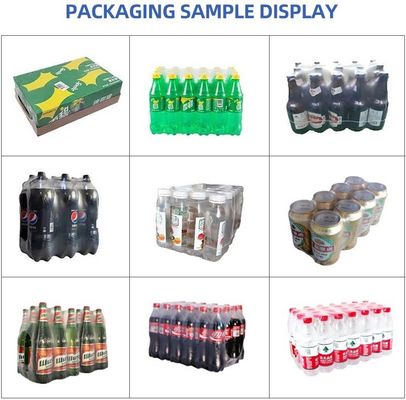 Plastic Film Package Shrink Tunnel Wrapping Machine voor PET-flessen Automatisch afdichten