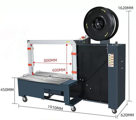 400W/3A Automatische duurzame bundelbandmachine voor karton en doos PP-banden