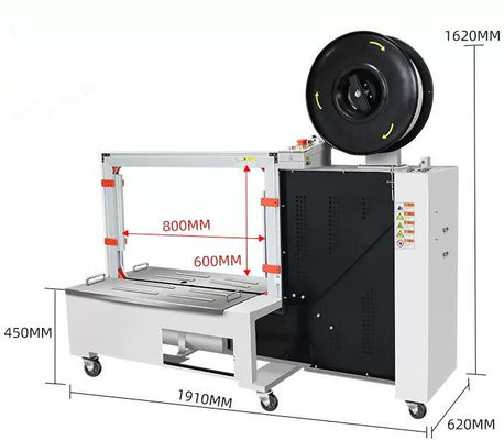 400W/3A Automatische duurzame bundelbandmachine voor karton en doos PP-banden