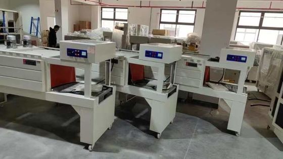 PE PVC halfverzegelde kluffverpakkingsmachines voor warmteverminderingsapparatuur voor flessen sojazous