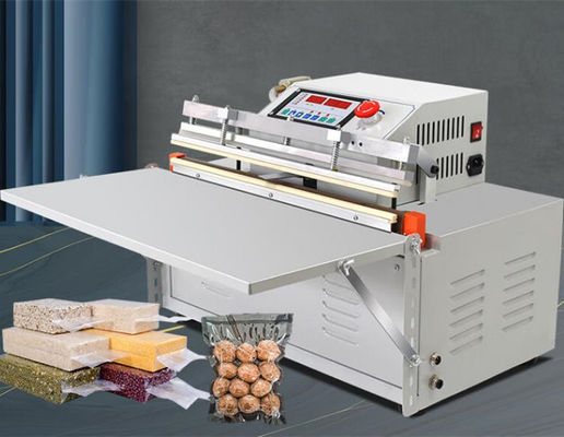 Spanning 220V/50HZ Verticaal type Externe vacuümverpakkingsmachine spuitstuk vacuümdichtmachines