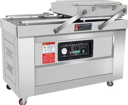 Industriële dubbele platte kamer DZ-400 vacuümverpakkingsmachine voor voedselconservering