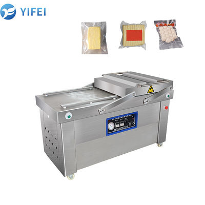 Industriële dubbele platte kamer DZ-400 vacuümverpakkingsmachine voor voedselconservering