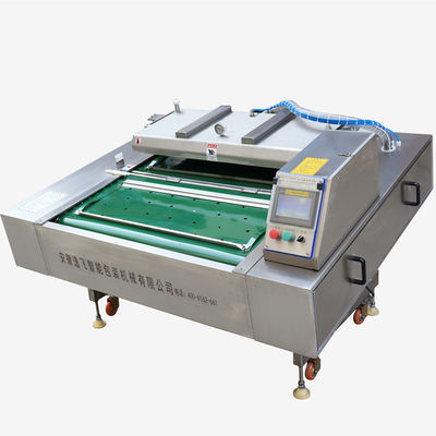 Automatische voedingsmiddelenindustrie Continuous Rolling Vacuum Packing Machine 1100mm Vacuum Sealing Machine