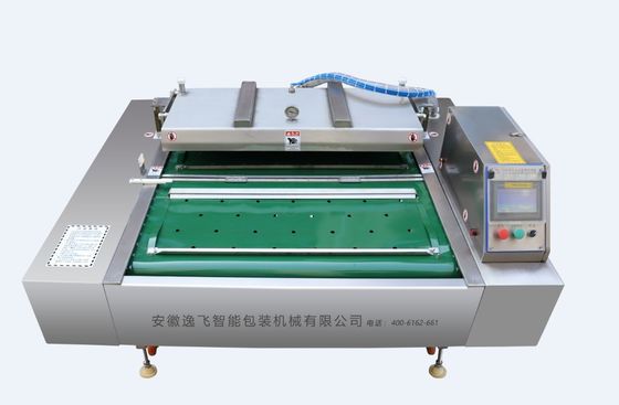 Automatische voedingsmiddelenindustrie Continuous Rolling Vacuum Packing Machine 1100mm Vacuum Sealing Machine