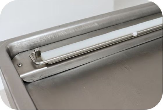 Verpakkingsmateriaal van kunststof Commerciële dubbele groef kippenvlees vacuümverpakkingsmachine