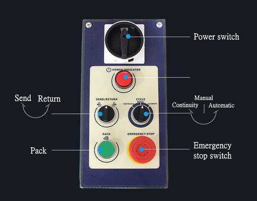 101A Volledig automatische hoge bureau doos Strapper Carton Strapping Machine voor 9-15mm riem