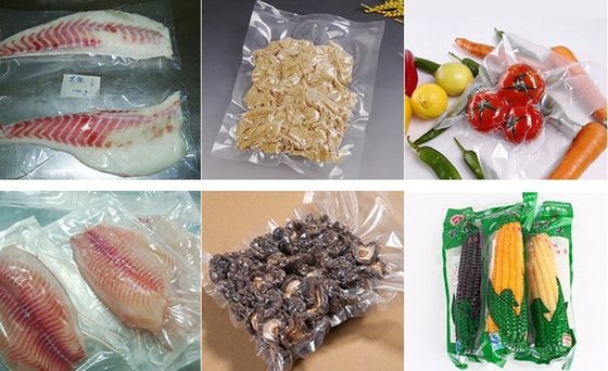 Verpakkings- en afdichtingsmachine voor levensmiddelen met roestvrij staal 201 Dubbelkamer vacuümdichtmachine