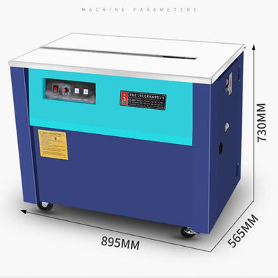 Hoogtafel semi-automatische PP plastic gordel kartonnen doos Strapping Machine voor industriële