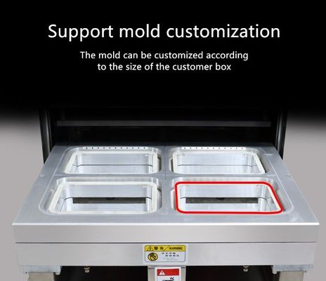 YFT-1 Vacuum Modified Atmosphere Packaging Machine Tray Sealing Machine met gasvulling