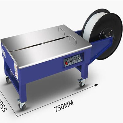Halfautomatische PP-bandverpakkingsmachine met dubbele motor voor het afdichten van kartonnen