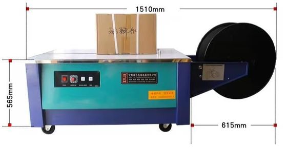 Semi-Auto PP-bundelbandmachine voor golfkartonverpakkingen
