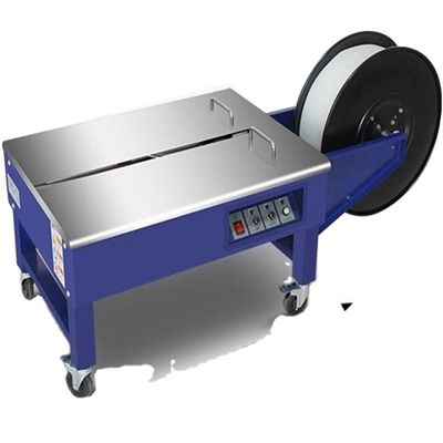 Halfautomatische bandmachine voor het verpakken van PP-banden en kartonnen papier