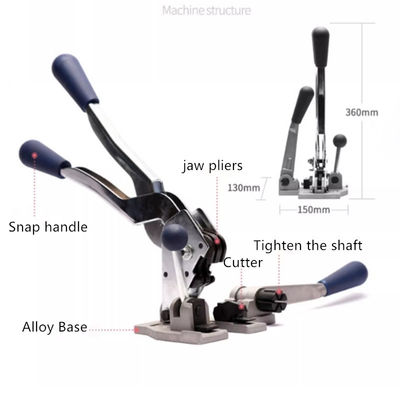 3 in 1 handmatige banden voor 13 mm PP-gordel Textielindustrie moet hebben