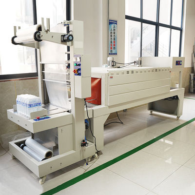 750 50 mm werktafelhoogte semi-automatische PET-flessen krimpverpakkingsmachine voor waterflessen