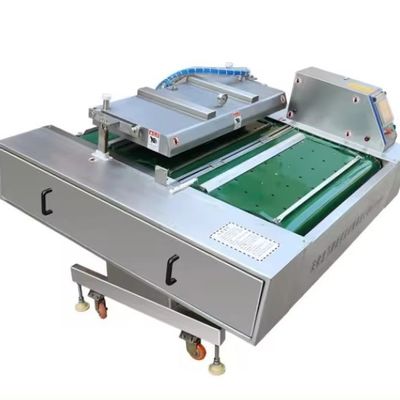 Elektrisch aangedreven 1000 dubbele strook auto bonenproducten en wilde groenten continue vacuümverpakkingsmachine