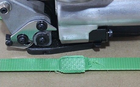 Video-technische ondersteuning Halfautomatische plastic bandbandbandmachine voor PET PP band