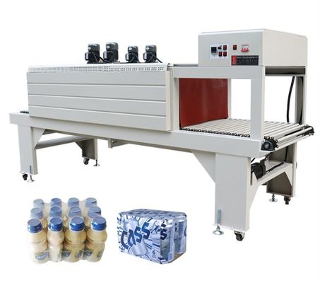 TFB650 High Speed Bottles Cuff Heat Shrinkage Film Packaging Machine met verbruik
