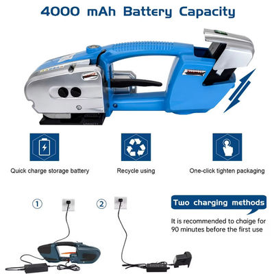 JD13/16 Batterij aangedreven bandmachine voor plastic PET PP band met elektrisch gereedschap