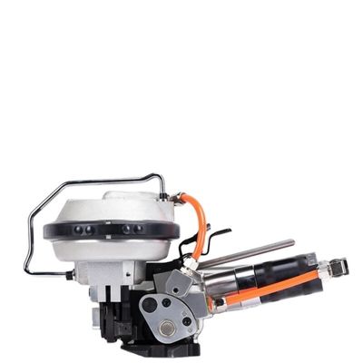 Na-service Online ondersteuning 16 mm/19 mm Air Pneumatic Power Operated Steel Strap Packing Strapping Tool Zilver