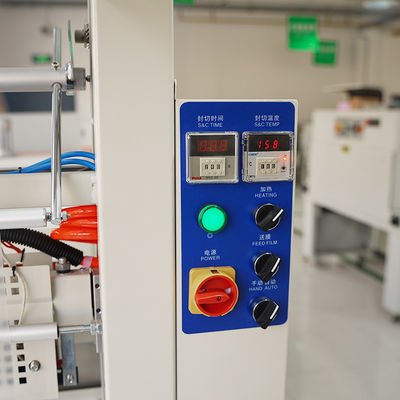 220V/50HZ elektrisch aangedreven automatische pakmachine voor het afdichten van de schrommachine
