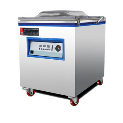 Voedselvleesverzegelingsvacuümverpakkingsmachine met 2pc verzegelband en 20m3/h pompvermogen