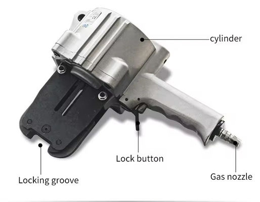 Gebruikersvriendelijke pneumatische splitstaalbandbandbandmachines voor de kledingindustrie