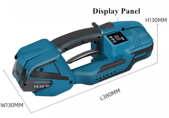 400-3200N Pull Portable PET Strap Hand Strapping Machine met 14,4V 4A 57,6Wh batterij