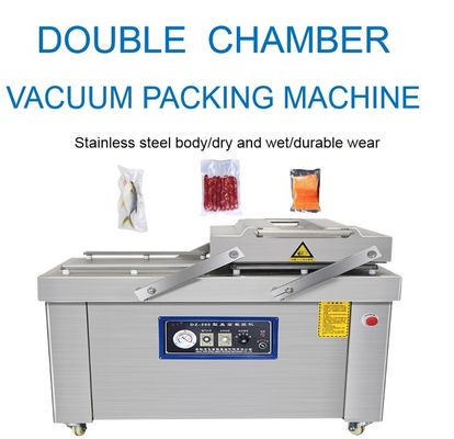 80x1cm Afdichtband Dubbelkamer Industriële vacuümdichtmachine voor groentenverpakkingen