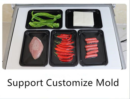 Geavanceerde technologie Vacuüm huid verpakkingsmachine voor rundvlees Steak Zeevissen en Kip