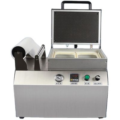 10m3/h Pumpsnelheid Tafelmachine Automatische Thermoforming Vacuümmachine voor het afdichten van voedselbakken