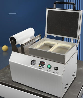 Elektrisch aangedreven vacuümthermoformingsmachine voor vis met plastic verpakkingsmateriaal