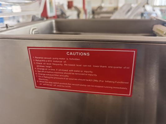 Tafeltype semi-automatische voedingsvacuümdichtingsmachine voor kleine en middelgrote ondernemingen